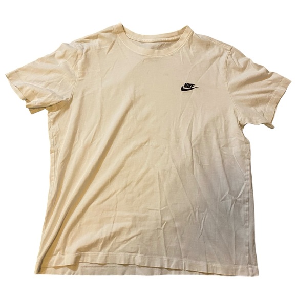 THE NIKE TEE Men's T-shirt Sweatshirt 100% Cotton White Size L - Picture 7 of 14